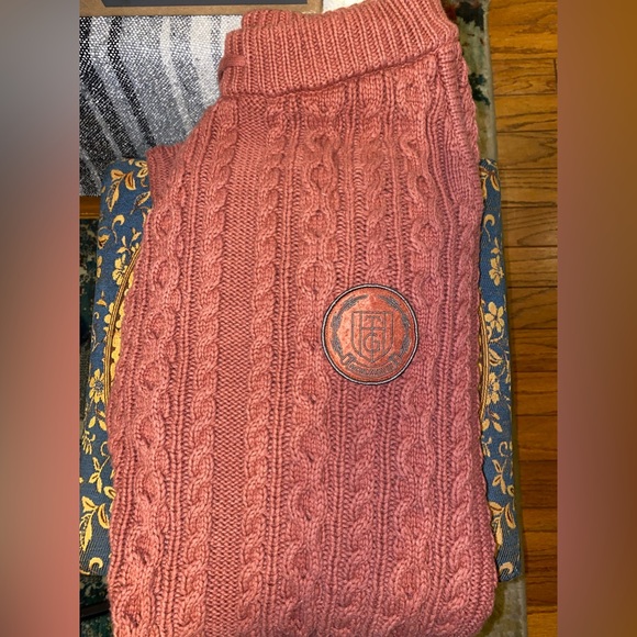 SOLD‼️HONOR THE GIFT (Unisex) MEN’S CABLE-KNIT PANTS - Maroon - Size S - Picture 2 of 10